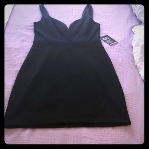 Express black cocktail dress